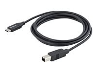 Bild von STARTECH.COM USB-C auf USB-B Kabel - St/St - 2m - USB 2.0 - USB Typ C Druckerkabel - USB 2.0 Typ-C zu Typ-B Kabel