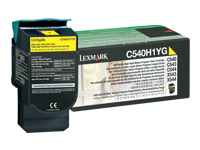 Bild von LEXMARK C540, C543, C544, X543, X544 Toner gelb hohe Kapazität 2.000 Seiten 1er-Pack Rückgabe