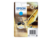 Bild von EPSON 16 Tinte cyan Standardkapazität 3.1ml 165 Seiten 1-pack blister ohne Alarm