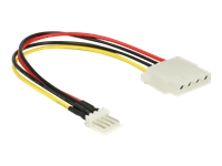 Bild von DELOCK Kabel Power Floppy 4 Pin Stecker > Molex 4 Pin Buchse 15 cm