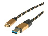 Bild von ROLINE GOLD USB 3.2 Gen 1 Kabel A-C ST/ST 0,5m