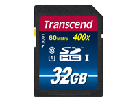 Bild von TRANSCEND Premium 32GB SDHC UHS-I Card Class10 60MB/s