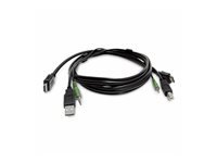Bild von STARTECH.COM 3m HDMI KVM Kabel USB 2.0 3,5mm Audio universell kompatibles Kombikabel fur KVM Switch TAA