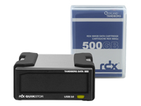 Bild von Tandberg RDX External drive kit with 500GB, black, USB3+ includes Windows Backup and Apple Time Machine support