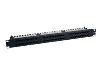 Bild von EATON TRIPPLITE 48-Port 1U Rack-Mount Cat6/Cat5 High Density 110 Patch Panel 568B RJ45 Ethernet TAA