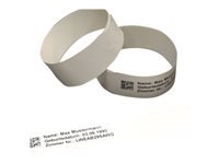 Bild von BROTHER LWEAB295AWG Adult patient wristbands white 29.5cm minimum purchase 5 pieces for TD-2020 TD-2120N and TD-2130N