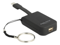 Bild von DELOCK USB Type-C Adapter zu mini DisplayPort DP Alt Mode 4K 60Hz - Schlüsselanhänger