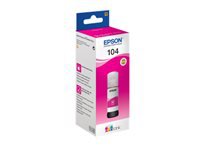EPSON 1LB 104 EcoTank Magenta ink bottle