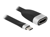 Bild von DELOCK FPC Flachbandkabel USB Type-C zu HDMI DP Alt Mode 4K 60Hz 13,5cm