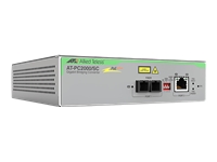 Bild von ALLIED 2port Gigabit Speed/Media Converting Switch with PoE 1000T POE+ to 1000SX(SC)Media Converter Multi-Region AC adapter