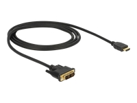 Bild von DELOCK Kabel DVI 18+1 Stecker > HDMI-A Stecker 1 m schwarz