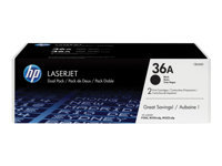 Bild von HP 36AD LaserJet Original Toner schwarz Standardkapazität 2 x 2000 Seiten 2er-Pack