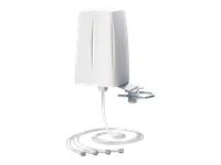 QUWIRELESS Tri-Band 2.4/5/7 GHz WiFi 6E/7 4x4 MIMO Omnidirectional RP-TNC Wall/Mast Antenna