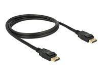 Bild von DELOCK Kabel DisplayPort 1.2 Stecker > DisplayPort Stecker 1 m schwarz 4K