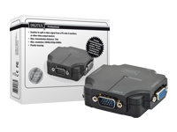 Bild von DIGITUS VGA Splitter 2-Port 350MHz  int.Leistungsverstaerker  bis 75m max Aufloesung 2048x1536 bei 60Hz