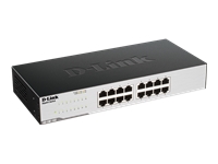 Bild von D-LINK GO-SW-16G 16-Port Gigabit Easy Desktop Switch 16x 10/100/1000 Mbps LAN Ports 32 Gbps Kapazität