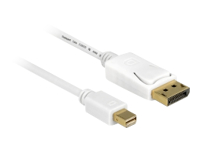 Bild von DELOCK Kabel mini DisplayPort St > DisplayPort St 1,0m weiss