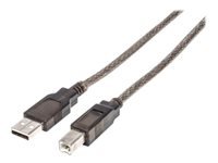 Bild von MANHATTAN Hi-Speed USB 2.0 aktives Kabel A Stecker / B Stecker 15 m Erweitert und verstaerkt das Signal zu jedem USB Geraet