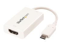 Bild von STARTECH.COM USB-C auf HDMI Adapter mit USB Stromversorgung - USB Typ C zu HDMI Konverter für Computer mit USB C - 4K 60Hz - Weiss