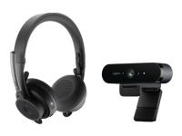 Bild von LOGITECH Bundle Zone Wireless Headset + Brio 4K Cam Pro Personal Video Collab Kit - GRAPHITE - EMEA