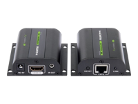Extender HDMI Techly EXT-E70I po skr«tce Cat. 5e/6/6a/7, do 60m, z odbiornikiem IR, czarny IDATA