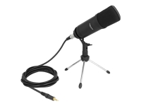 Bild von DELOCK Professionelles Computer Podcasting Mikrofon mit XLR Anschluss und 3 Pin Klinkenstecker + Adapterkabel für Smartphone