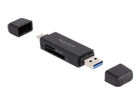 Bild von DELOCK Card Reader SuperSpeed USB 5 Gbps USB Type-C / Typ-A fur SD und Micro SD Speicherkarten