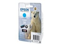 Bild von EPSON 26 Tinte cyan Standardkapazität 4.5ml 300 Seiten 1-pack blister ohne Alarm