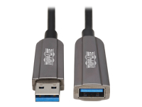 Bild von EATON TRIPPLITE USB 3.2 Gen 1 CL3-Rated Fiber Active Optical Cable AOC - Extension/Repeater A M/F Black 10m