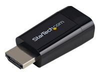 Bild von STARTECH.COM Kompakter HDMI auf VGA Adapter/ Konverter ideal für Chromebooks Ultrabooks & Laptops - 1920x1200