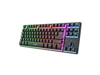 TRUST Clavier gaming sans fil THADO TKL noir
