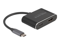 Bild von DELOCK USB Type-C Adapter zu HDMI DP Alt Mode 8K mit HDR und Power Delivery 100 W