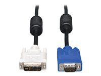 Bild von EATON TRIPPLITE DVI to VGA High-Resolution Adapter Cable with RGB Coaxial DVI-A to HD15m/M 10ft. 3,1m