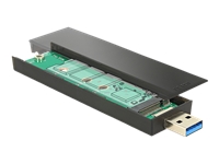 Bild von DELOCK Externes Gehäuse M.2 Key B 80 mm SSD > USB 3.1 Gen 2 Typ-A Stecker