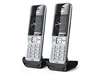 Bild von GIGASET COMFORT 500HX duo silber/ schwarz 5,8 cm 2,2 Zoll TFT Farbdisplay 2 Mobilteile Freisprechen f. DECT Basisstationen u. Router