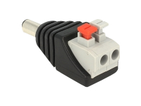 Bild von DELOCK Adapter Terminalblock mit Drucktaste > DC 2,1 x 5,5 mm Stecker