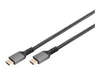 Bild von DIGITUS 8K PREMIUM HDMI 2.1 Connection cable Gold plated Support 8K/60HZ 1m