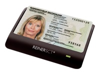 REINERSCT cyberJack RFID basis Chipkartenleser fuer den neuen Personalausweis (nPA) BSI zertifiziert
