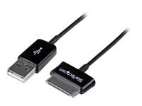 Bild von 3m Dock-Connector auf USB Kabel für Samsung Galaxy Tab - Lade- / Sync-Kabel - USB-Datenkabel / Ladekabel