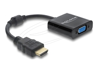Bild von DELOCK Adapter HDMI Stecker zu VGA Buchse schwarz