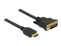 Bild von DELOCK HDMI zu DVI 24+1 Kabel bidirektional 3 m