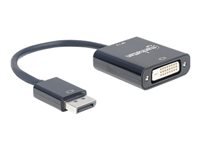 Bild von MANHATTAN DisplayPort 1.2a auf DVI Adapter DisplayPort 1.2a-Stecker auf DVI-D-Buchse 23 cm schwarz