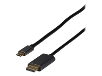 Bild von TECHLY USB 3.2 DP 1.2 Adapterkabel USB Typ-C Stecker - DP20 Stecker 4K60Hz 2m