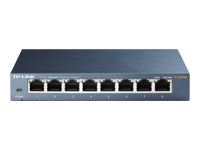 TP-LINK TL-SG108 8-PORTTINEN GIGABIT- KYTKIN - Kytkimet - 6935364098117 - 2