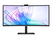 SAMSUNG ViewFinity S34C652V 34inch 21:9 Curved 1000R 3440x1440 VA-LED 5ms 100Hz HDR10 DP/HDMI/USB Type-C 90Watt LAN Black Webcam (P)