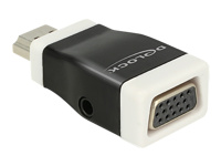 Bild von DELOCK Adapter HDMI-A Stecker > VGA Buchse mit Audio (screwless)