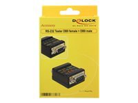 Bild von DELOCK RS-232 Tester DB9 Buchse > DB9 Stecker