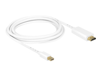 Bild von DELOCK Kabel mini DisplayPort 1.1 Stecker > HDMI-A Stecker 3 m weis