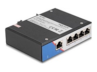 Bild von DELOCK Industrie Gigabit Ethernet Switch 5 Port RJ45 fur Hutschiene