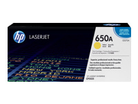 HP 650A Original Toner yellow 15.000 Pages